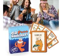 OFFCUP Go Fish Juego de Cartas, El Juego de Carta para Adultos Go F* Yourself, 48 Cartas para 2-8 Jugadores, Baraja de Interactivo Divertido para Fiestas Familiares Noches de Juegos Regalos de Broma