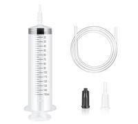 OFFCUP Jeringas, 150ml Jeringa de Plástico, Jeringa de Jardín, Jeringa de Líquido Reutilizable, Jeringa Grande para Laboratorios Científicos, Medición, Riego, Relleno, Filtración
