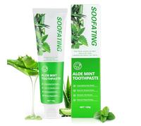 OFFCUP Pasta de Dientes, Repair Pasta Dental, Pasta de Dientes Blanqueadora para Dientes Sensibles, 120g Protege el Esmalte Elimina Manchas Superficiales (Sabor a Aloe Vera y Menta)