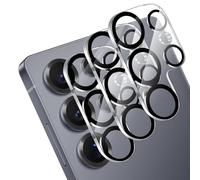 OFFCUP Protectores Lentes Cámara Samsung Galaxy S25 Ultra, 9H Cristal Templado Ultrafino Resistente Arañazos, Protectores Individuales, Compatibles S25 Ultra Funda, 2 Sets (Negro)