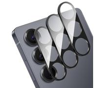 OFFCUP Protectores Lentes Cámara Samsung Galaxy S25 Ultra, 9H Cristal Templado Ultrafino Resistente Arañazos, Protectores Individuales, Compatibles S25 Ultra Funda, 2 Sets (Plata)