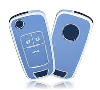 OFFCURVE Funda Llaves Carcasa Llave, TPU Cubierta Llave Coche 2/3 Botones para Chevrolet Aveo Spark Cruze Prism Opel Vauxhall Adam Cascada Mokka Astra Corsa Insignia Zafira Buick Regal Lacrosse