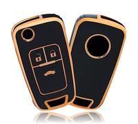 OFFCURVE Funda Llaves Carcasa Llave, TPU Cubierta Llave Coche 2/3 Botones para Chevrolet Aveo Spark Cruze Prism Opel Vauxhall Adam Cascada Mokka Astra Corsa Insignia Zafira Buick Regal Lacrosse