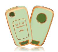 OFFCURVE Funda Llaves Carcasa Llave, TPU Cubierta Llave Coche 2/3 Botones para Chevrolet Aveo Spark Cruze Prism Opel Vauxhall Adam Cascada Mokka Astra Corsa Insignia Zafira Buick Regal Lacrosse