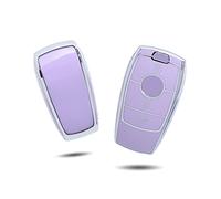 OFFCURVE Funda Llaves Carcasa Llave, TPU Cubierta Llave Coche 3 Botones para Mercedes Benz Class A B C E G S CLA CLE CLS GLA GLC GLE GLK Up