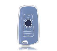 OFFCURVE Funda Llaves Coche Carcasa Llave, Funda Mando Coche Carcasa Mando Apta para BMW 1/2/3/4/5/6/7 Series 520 525 F10 F12 F18 F20 F25 F30 118i 320i X1 X3 X4 X5 X6 M3 M4 M5 M6 Z4 GT3 GT5 GT7