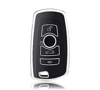 OFFCURVE Funda Llaves Coche Carcasa Llave, Funda Mando Coche Carcasa Mando Apta para BMW 1/2/3/4/5/6/7 Series 520 525 F10 F12 F18 F20 F25 F30 118i 320i X1 X3 X4 X5 X6 M3 M4 M5 M6 Z4 GT3 GT5 GT7