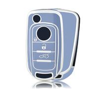 OFFCURVE Funda Llaves Coche Carcasa Llave, Funda Mando Coche Carcasa Mando Apta para Fiat 500X Tipo Toro Freedom Egea Aegea Argo Cronos Doblo Nuova Mirror Lounge S Design Dodge Neon Jeep Renegade