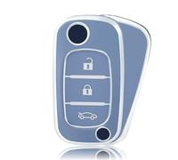 OFFCURVE Funda Llaves Coche Carcasa Llave, Funda Mando Coche Carcasa Mando Apta para Renault Clio 3 Modus Twingo Kangoo Espace Laguna Grandtour Trafic Master Wind Megane Scenic Safrane Vivaro Fluence