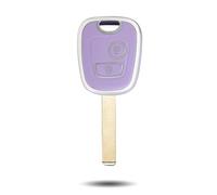 OFFCURVE Funda Llaves Coche Carcasa Llave, TPU Funda Mando Coche Carcasa Mando 2 Botones para Peugeot 106 207 308 406 607 806 Partner Expert Citroen C1 C2 C3 C4 C6 Berlingo Saxo Picasso Toyota Aygo
