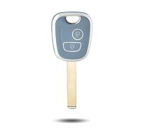 OFFCURVE Funda Llaves Coche Carcasa Llave, TPU Funda Mando Coche Carcasa Mando 2 Botones para Peugeot 106 207 308 406 607 806 Partner Expert Citroen C1 C2 C3 C4 C6 Berlingo Saxo Picasso Toyota Aygo