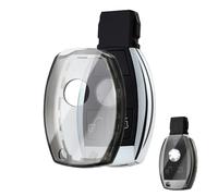 OFFCURVE Funda Llaves Transparente Carcasa Llave Coche, Funda Mando Carcasa Mando para Mercedes Benz Class A B C E ML CL CLA CLE CLK GLA GLC GLE GLK AMG A203 W211