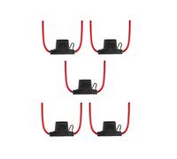 Offgridtec 005017 Portafusibles planos, Rojo, 5 Stk