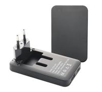 Offgridtec 2 unidades de cargador USB extradelgado, adaptador de red de 30 W con puerto USB-A y C, conector plegable compacto, carga rápida para smartphones y tabletas, ideal para viajes, hogar