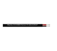 Offgridtec 2 x 10 mm² PV1-F cable solar de dos hilos, negro, 20 m