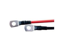 Offgridtec 2m Batteriekabel 10mm² M8 Terminal Zu Schraubklemmenanschluss, Öl-, Kälte- & UV-beständig, Flammwidrig, Für Geräte Mit M8 Schraubklemmenanschluss, Hohe Belastbarkeit, Rot/Schwarz