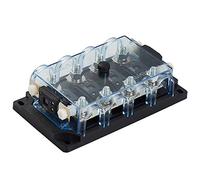 Offgridtec® 4 compartimentos Mega-Fuse fusible con soporte para fusible de repuesto.
