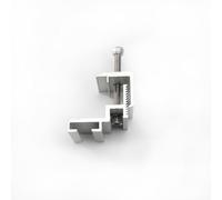 Offgridtec Abrazadera de fijación para microinversor, montaje en la parte posterior para marco de panel solar de 28 - 50 mm, apto para todas las marcas de microinversores, de acero inoxidable y