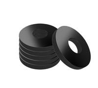 Offgridtec Arandelas de acero inoxidable DIN304 V2A, M12 x 37 mm, arandelas resistentes a la corrosión para montaje solar, construcción, electrónica, automoción e industria (20 unidades, negro)