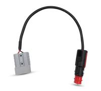 Offgridtec Cable adaptador de 20 cm, conector Anderson SB50 de 10 A a conector para encendedor de cigarrillos DIN4165, compatible con reguladores solares y estaciones de energía, protección contra