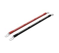 Offgridtec Cable de batería de 1 m, 10 mm², ojales M8, resistente al aceite, al frío y a los rayos UV, ignífugo, para dispositivos con terminal de rosca M8, ideal para reguladores de carga, inversores