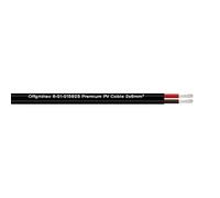 Offgridtec - Cable solar (10 m, 2 x 6 mm², PV1-F, 6 mm², cable solar de dos núcleos), color negro