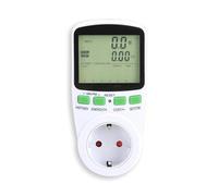 Offgridtec Contador de electricidad para el enchufe, medición de alimentación, medición de consumo de energía, etc.