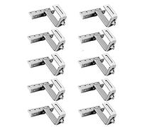 Offgridtec© - Ganchos de techo de acero inoxidable (3 posiciones, 10 unidades)