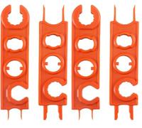 Offgridtec Juego De Llaves De Montaje De Conector MC-4 Universal, Juego De Herramientas De Instalación De 2 Piezas, Compatible Con Conectores MC-4 De 1000 V/1500 V, Naranja (Paquete de 2)