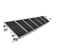 Offgridtec Kit de fijación con abrazaderas para montaje en techo inclinado de paneles solares de 30 mm a 40 mm de altura (2, 30 mm)