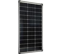 Offgridtec Panel solar mono de 130 W, 20 V, marco negro V2