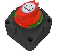 Offgridtec Selector de batería para sistemas de 12 V/24 V/36 V, corriente continua 200 A, conectores M8, interruptor giratorio 1-2 de apagado para circuitos de batería dual, resistente a la humedad y