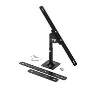 Offgridtec© Soporte para panel solar de 5 W - 30 W, color negro, soporte para panel solar, juego de montaje en pared y mástil de 5 W - 30 W