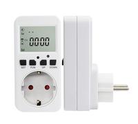Offgridtec Temporizador con interruptor crepuscular para enchufe Schuko, 230 V, 50 Hz, máx. 16 A