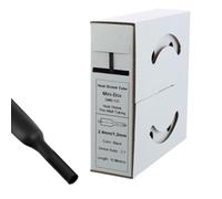 Offgridtec - Tubo termorretráctil (10 m, 2,4 mm > 1,2 mm), color negro