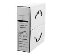 Offgridtec Tubo termorretráctil de 10 m, 1,2 mm, 0,6 mm, transparente, caja dispensadora de taller para coche 2:1