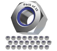 Offgridtec Tuercas autoblocantes V2A de acero inoxidable 304, M3, DIN 985, a prueba de óxido, ajuste seguro para uso en interiores y exteriores, diseño antivibración, rendimiento duradero, paquete de