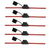 Offgridtec vk3-004947 - Portafusibles Plano, Color Rojo