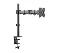 Office-124 - Soporte doble de mesa para monitor LED y LCD de hasta 27 pulgadas, VESA 75 x 75 cm, 100 x 100 cm 1 Monitor