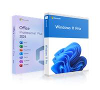 Office 2024 Professional Plus + Windows 11 Professional Versión completa Licencia para 3 equipos