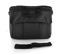 office box Bolsa Business -REF.63167- Serie Global, Capacidad XL, 4 apartados, Cremalleras e int. acolchado para portatíl, adaptable a trolley by (Negro)