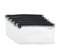 office box Bolsa Multiusos en PP con Refuerzo Interior en Nylon y Cierre de Cremallera - Lavable y Resistente al Agua. 9 Tamaños (DL - 3 Pockets/Pack 5 Ud)