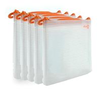 office box Bolsa Multiusos en PP con Refuerzo Interior en Nylon y Cierre de Cremallera - Lavable y Resistente al Agua. 9 Tamaños (A6-14.5 x 18 cm. / Pack 5 Ud)