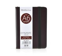 office box - Cuaderno Ejecutivo de Notas Dynamic Classic - A6 (14.5 x 10 cm) - 96 Pág. / Papel Liso 100 Grs. Exterior en Piel Vegana en acabado Notairé. (Marrón Classic)