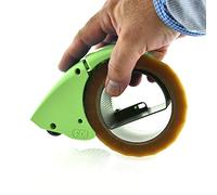 Office Box, Dispensador Manual de Cinta de Embalaje (válido para todo tipo de cintas) -Ref. 0522 - Ergonómico y ligero con sistema que reduce un 50% el esfuerzo, sólido y efectivo (Verde)