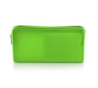 office box Estuche Porta Todo Plano Silicone - 10 Colores con Cierre de Cremallera Colorline (Verde)