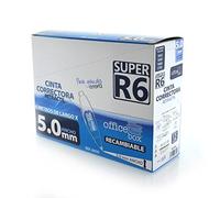 office box Pack 12 Cinta Correctora Retráctil y Recargable SUPER R6-5.0 mm de ancho x 6 Mt. de Largo - by (12 Ud - Corrector 5.0 mm Ancho)