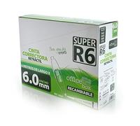 office box Pack 12 Cinta Correctora Retráctil y Recargable SUPER R6-6.0 mm de ancho x 6 Mt. de Largo - by (12 Ud - Corrector 6.0 mm Ancho)