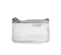 office box Pack 5 Ud. Bolsa Multiusos en PP con Refuerzo Interior en Nylon y Cierre de Cremallera - Lavable y Resistente al Agua, Tamaño Tarjetas, Medicinas, Monedas, etc. (Card - 7 x 12 cm.)