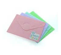 Pack 10 Ud. Carpeta Sobre con Cierre de Velcro - Tamaño A6 / Pasaporte/Cartillas - REF 90905-4 Blush Pastel con Textura Soft Touch, 100% Ecologicos by Office Box. (Surtido Blush)